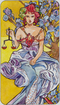 Tarotkaart 'Gerechtigheid'