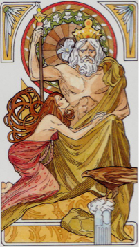 Tarotkaart 'Koning van Staven'