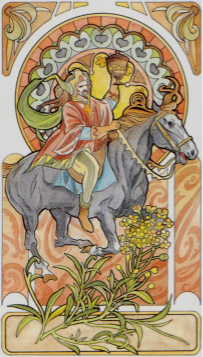 Tarotkaart 'Ridder van Kelken'