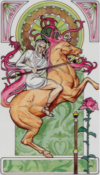 Tarotkaart 'Ridder van Staven'