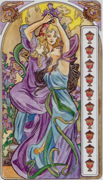 Tarotkaart 'Tien van Kelken'