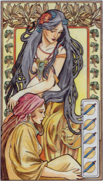 Tarotkaart 'Vijf van Zwaarden'