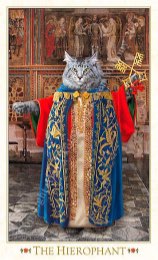 Tarotkaart 'De Hierofant'