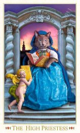 Tarotkaart 'De Hogepriesteres'