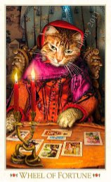 Tarotkaart 'Het Rad van Fortuin'