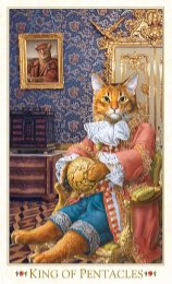 Tarotkaart 'Koning van Pentagrammen'