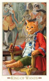 Tarotkaart 'Koning van Staven'