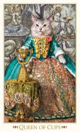 Tarotkaart 'Koningin van Kelken'