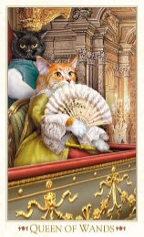 Tarotkaart 'Koningin van Staven'