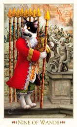 Tarotkaart 'Negen van Staven'