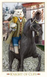 Tarotkaart 'Ridder van Kelken'