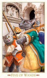 Tarotkaart 'Vijf van Staven'