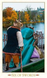Tarotkaart 'Zes van Zwaarden'