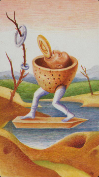 Tarotkaart 'Aas van Pentagrammen'