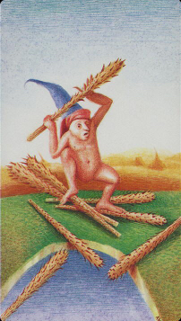 Tarotkaart 'Acht van Staven'
