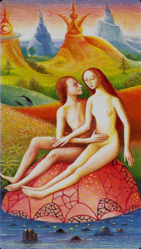 Tarotkaart 'De Geliefden'