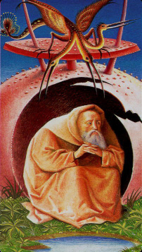 Tarotkaart 'De Kluizenaar'