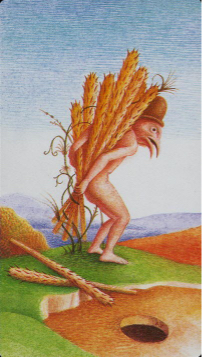 Tarotkaart 'Negen van Staven'