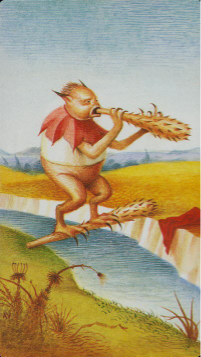 Tarotkaart 'Twee van Staven'