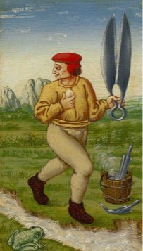 Tarotkaart 'Aas van Zwaarden'