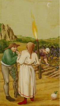 Tarotkaart 'Drie van Staven'