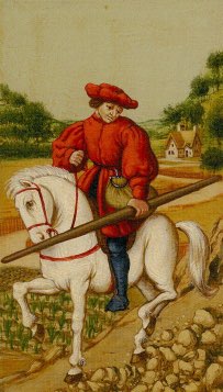 Tarotkaart 'Ridder van Staven'