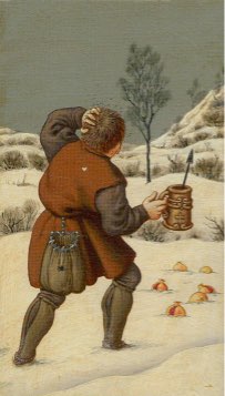 Tarotkaart 'Schildknaap van Kelken'