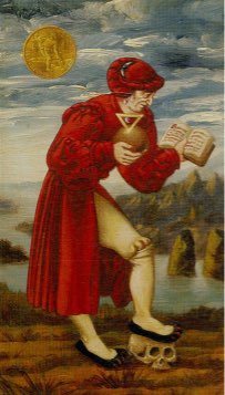 Tarotkaart 'Schildknaap van Pentagrammen'