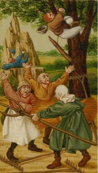 Tarotkaart 'Vijf van Staven'