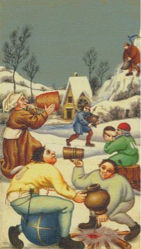 Tarotkaart 'Zes van Kelken'