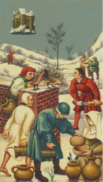 Tarotkaart 'Zeven van Kelken'