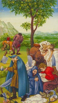 Tarotkaart 'Zeven van Zwaarden'