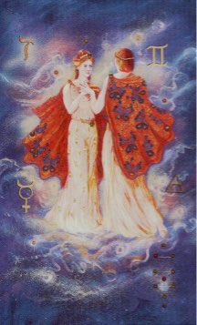 Tarotkaart 'De Geliefden'