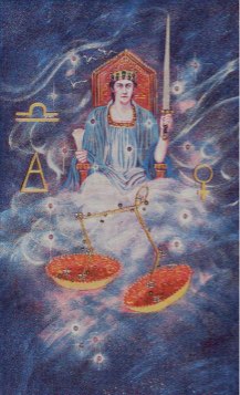 Tarotkaart 'Koning van Zwaarden'