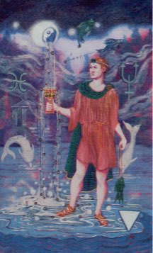 Tarotkaart 'Ridder van Kelken'