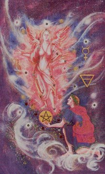Tarotkaart 'Ridder van Pentagrammen'