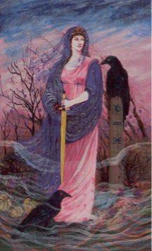 Tarotkaart 'Schildknaap van Zwaarden'