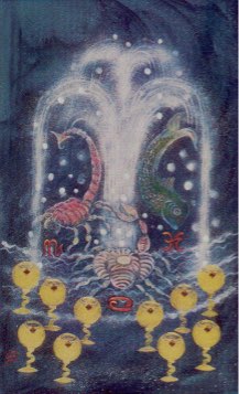 Tarotkaart 'Tien van Kelken'