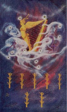 Tarotkaart 'Zeven van Staven'