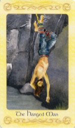 Tarotkaart 'De Gehangene'