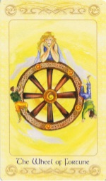Tarotkaart 'Het Rad van Fortuin'