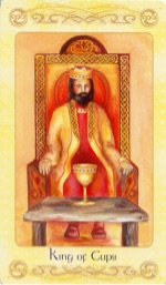Tarotkaart 'Koning van Kelken'