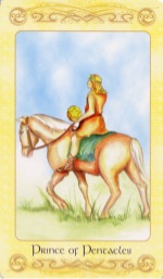 Tarotkaart 'Ridder van Pentagrammen'