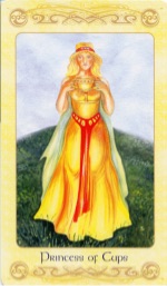 Tarotkaart 'Schildknaap van Kelken'