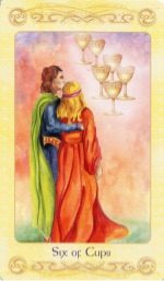 Tarotkaart 'Zes van Kelken'