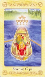 Tarotkaart 'Zeven van Kelken'