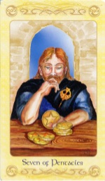 Tarotkaart 'Zeven van Pentagrammen'