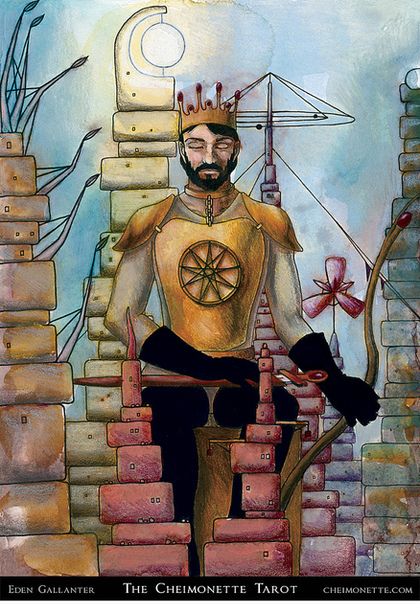 Tarotkaart 'De Keizer'