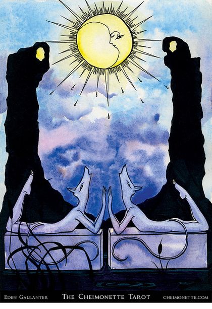 Tarotkaart 'De Maan'