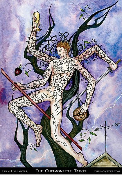 Tarotkaart 'De Magiër'